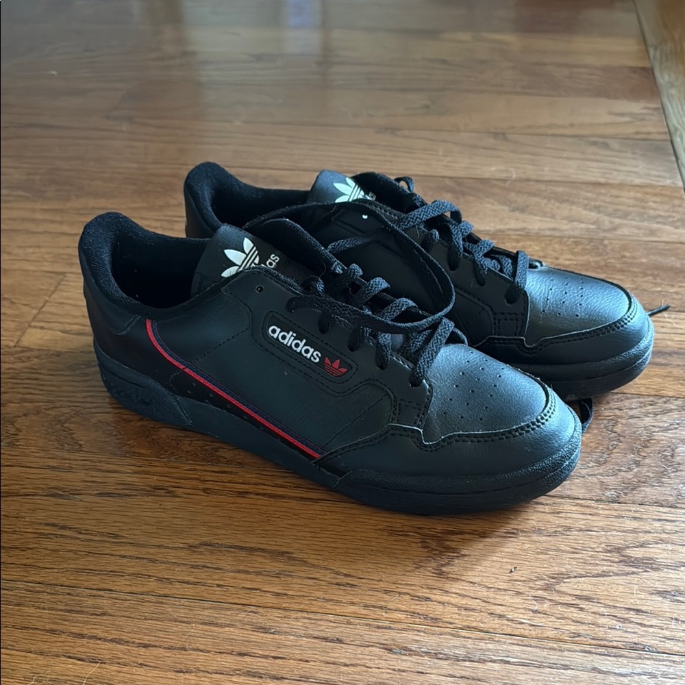 Adidas Unisex Black and Red Sneakers new!